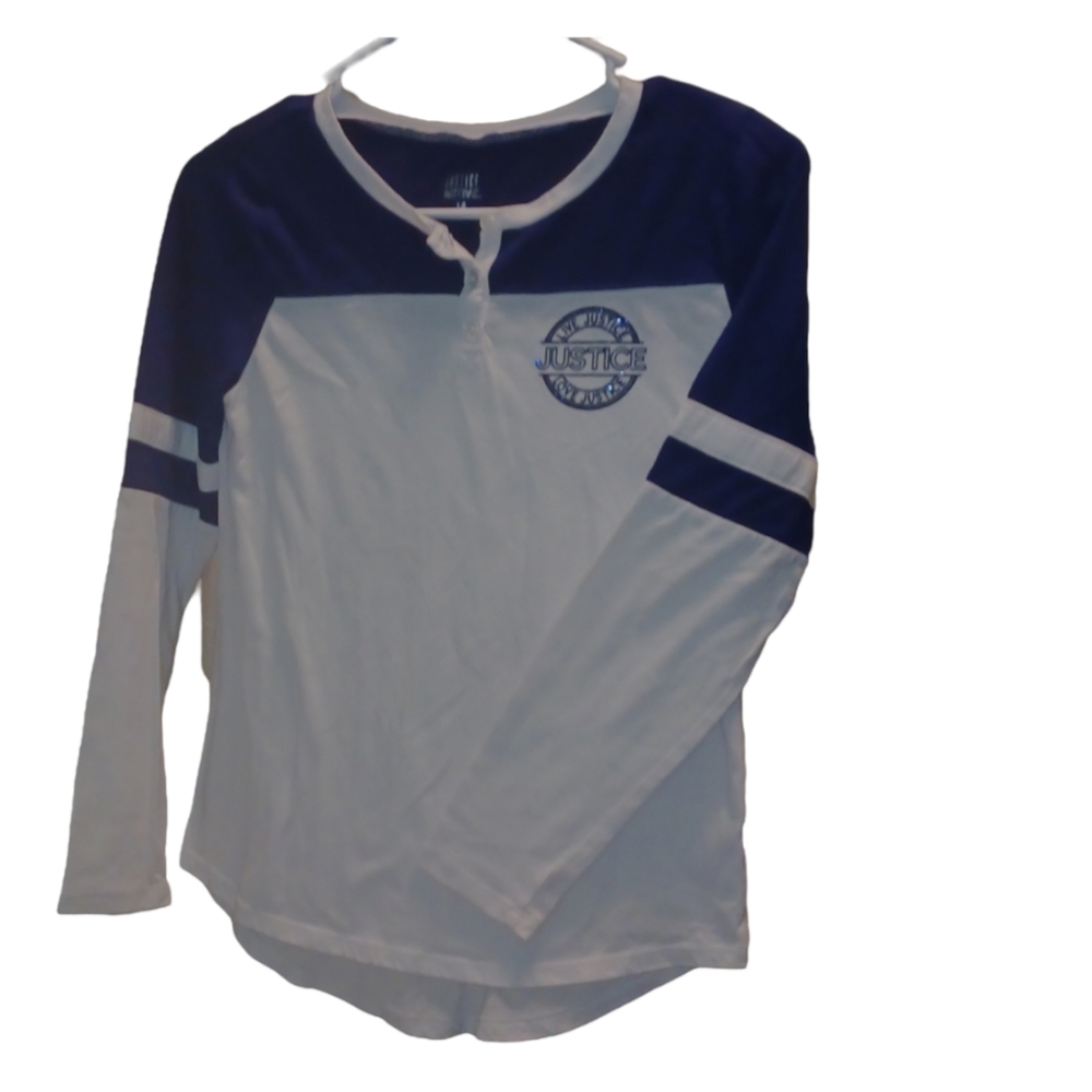 Justice Girls Long Sleeve Tee Shirt size 14